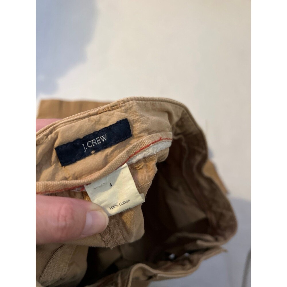 j crew vintage cargo pants khaki brown size 4 100% cotton Gorpcore streetwear - Picture 4 of 4
